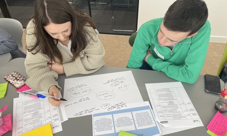 MHF Young Leaders brainstorming