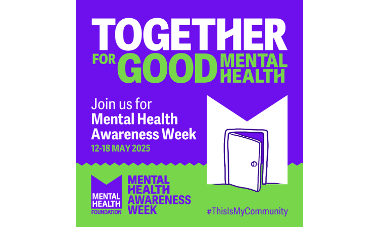 Thumbnail of a social graphic promoting a Mental Health Awareness Week event