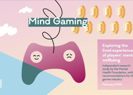 Graphic of video game controller, with the heading 'Mind Gaming'